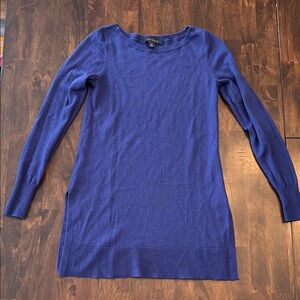 Ann Taylor Royal Blue Crew Neck Sweater